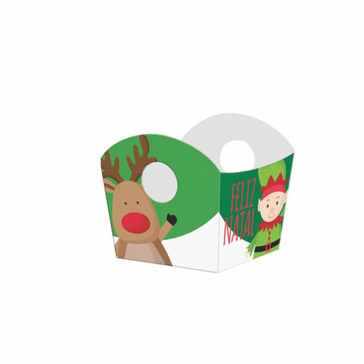 CHRISTMAS MINI CASHPOTS / CONTAINERS (BASKET)