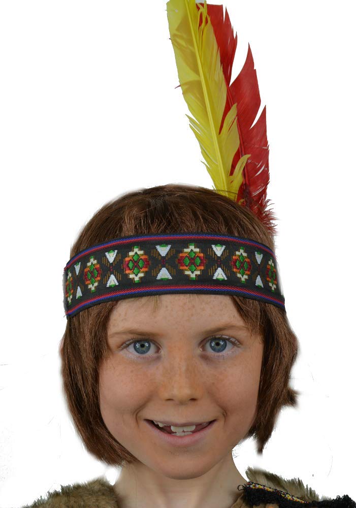 INDIAN HEADBAND WITH FEATHERS