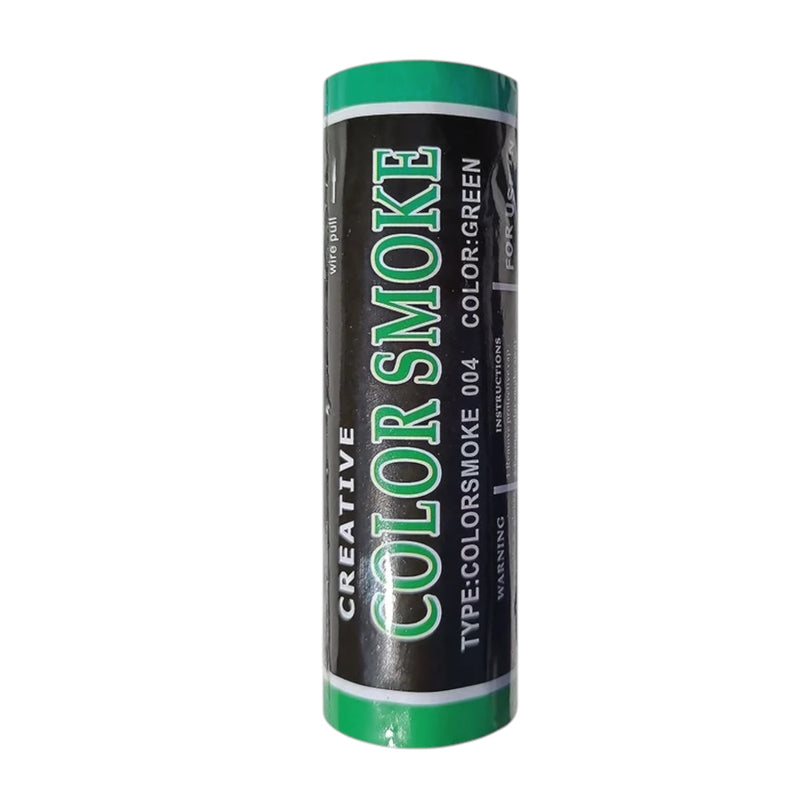 GREEN COLOR PULL RING SMOKE BOMB