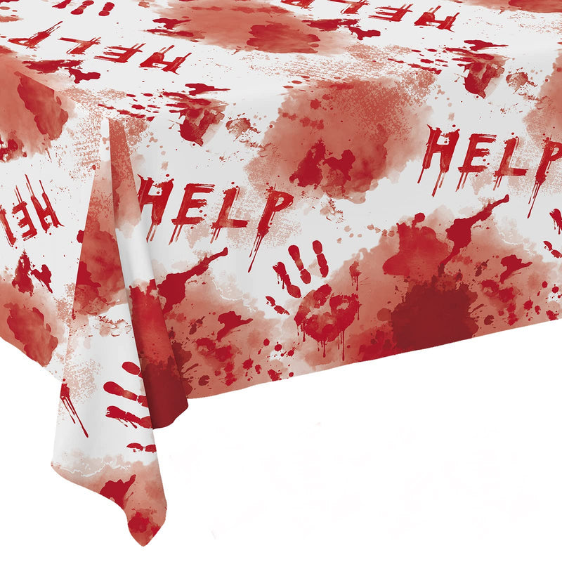 HALLOWEEN Bloody Plastic Tablecover -