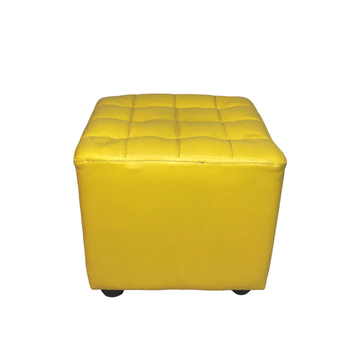 Yellow square bouf chair-1