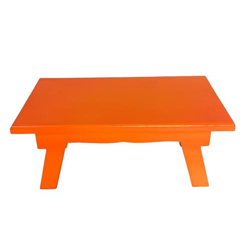 NEON ORANGE TABLE BENCH HIGH - 25x14x11-1