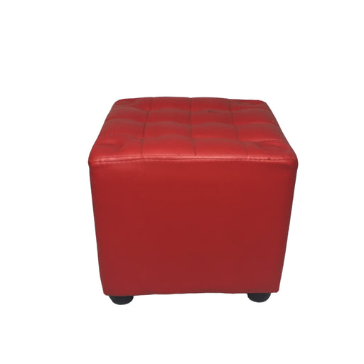 Red square bouf chair-1