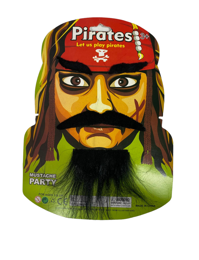 PIRATE MOUSTACHE+ BEARD