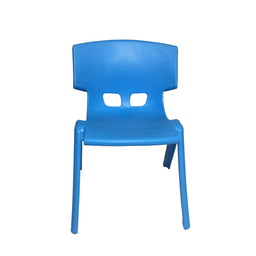 Blue plastic kids chair-1