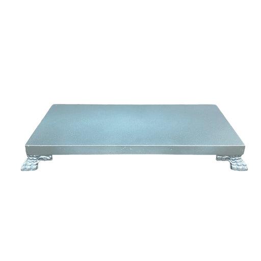 Blue chrome RECTANGULER TRAY - 15x30x4-1