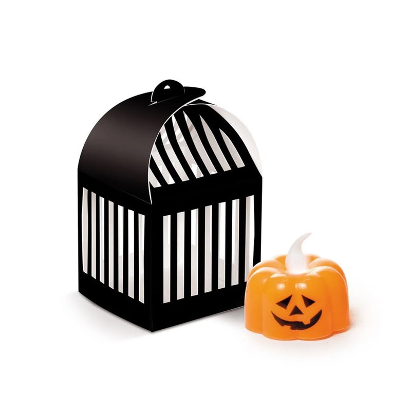 HALLOWEEN DECORATIVE CAGE KIT WITH LED PUMPKIN