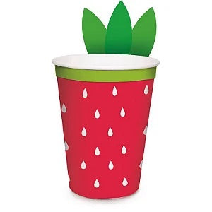 TUTTI FRUTTI 3D PAPER CUPS ( STRAWBERRY)