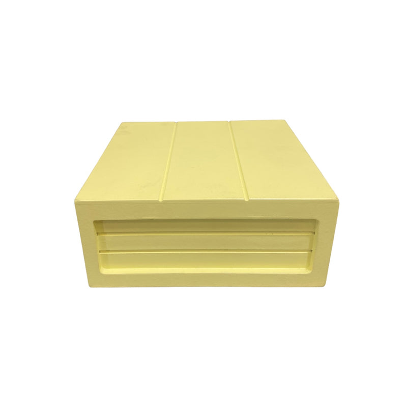 Yellow SQUARE BOX ELEVATION - 20x20x8-1