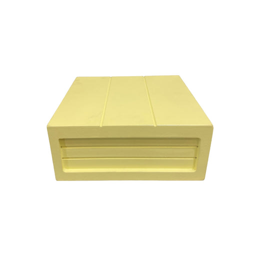 Yellow SQUARE BOX ELEVATION - 20x20x8-1