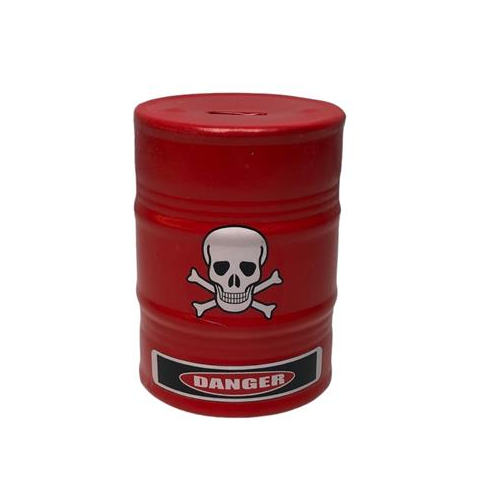 OIL BARREL - RED ( CERAMIC) 11x15-1