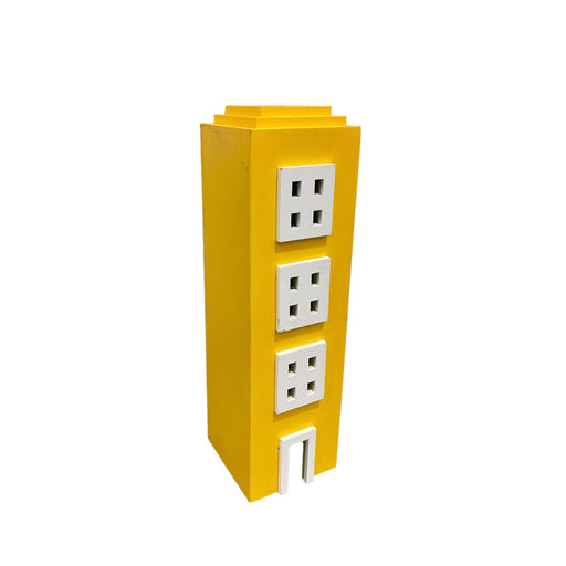 YELLOW EMBOSSED MEDIUM BUILDING - 12x12x43-1