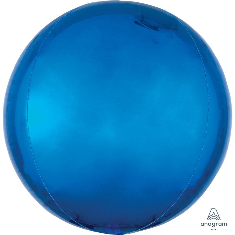 ROYAL BLUE ORBZ FOIL BALLOON - 16 INCH