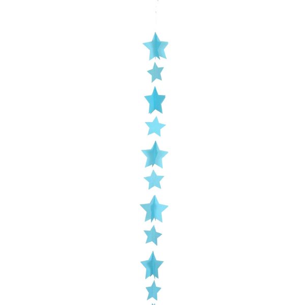 Blue Stars Balloon Tail - 1.2m