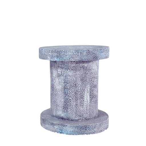 LOW TABLE CYLINDER FROZEN BLUE-1
