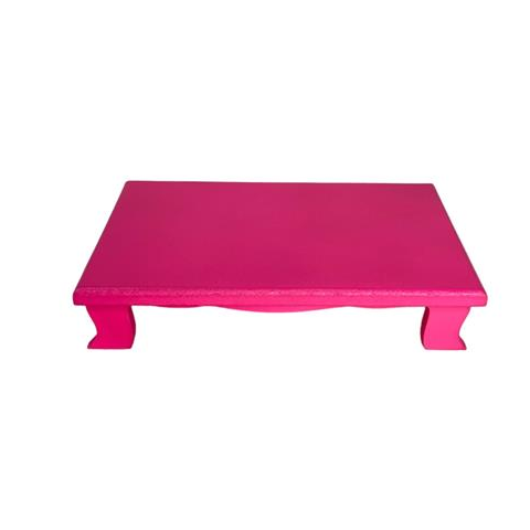 NEON FUCHSIA TRAY COLONIAL FOOT - 20x14x5-1