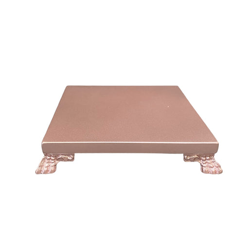 Rosegold chrome SQUARE TRAY - 20x20x4-1