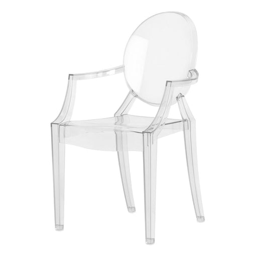 Kids transparent chair oval back-1
