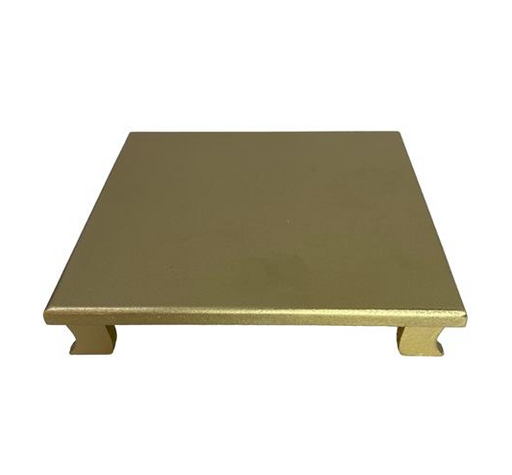GOLD TRAY COLONIAL FOOT - SQUARE- 20x20x5-1