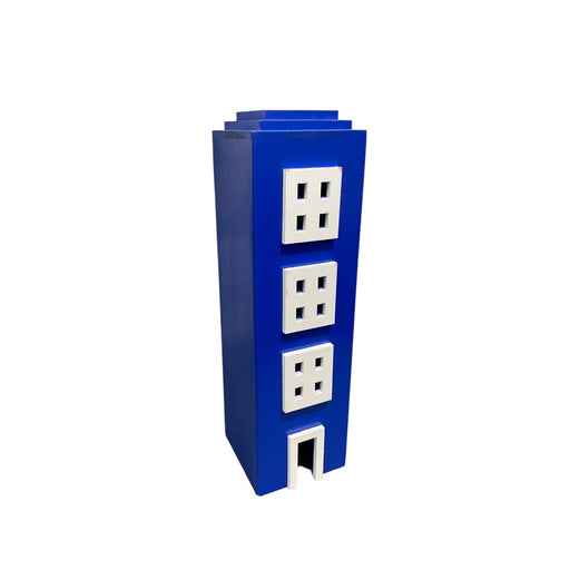BLUE EMBOSSED MEDIUM BUILDING - 12x12x43-1
