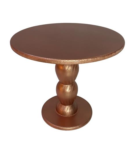 COPPER CAKE SUPPORT ROUND 25 CM - BIG - 25x23-1