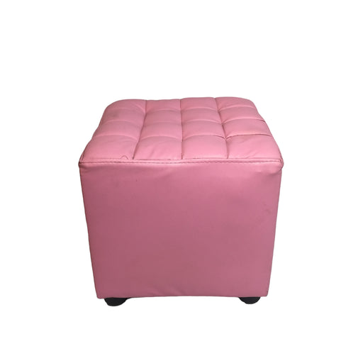 Pink square bouf chair-1
