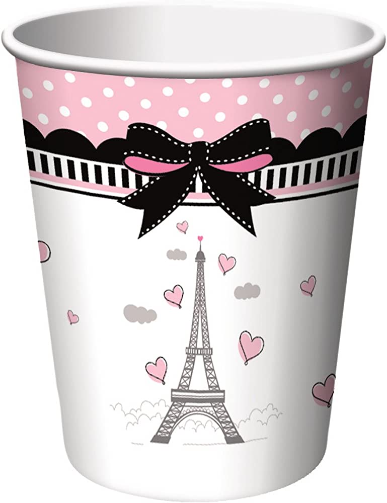 PARTY IN PARIS PAPER CUPS