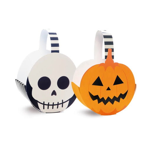 HALLOWEEN CASHPOTS WITH HANDLES ( ASSORTED)