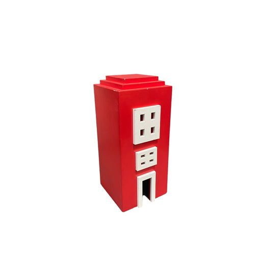 RED EMBOSSED SMALL BUILDING - 12x12x29-1