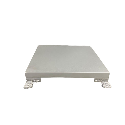Silver chrome SQUARE TRAY - 20x20x4-1