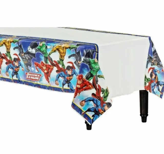 Justice League Plastic Tablecover