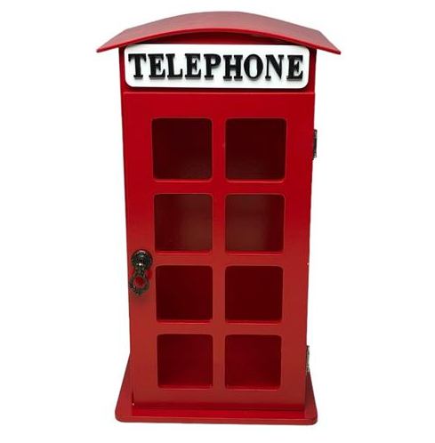 TINY PHONE BOOTH - RED 21x16x36-2