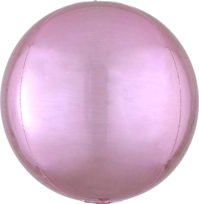 PASTEL PINK ORBZ FOIL BALLOON - 16 INCH