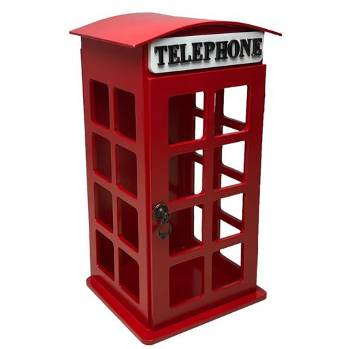 TINY PHONE BOOTH - RED 21x16x36-1