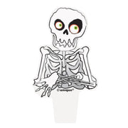 HALLOWEEN SKELETON PLATSIC CAKE TOPPERS