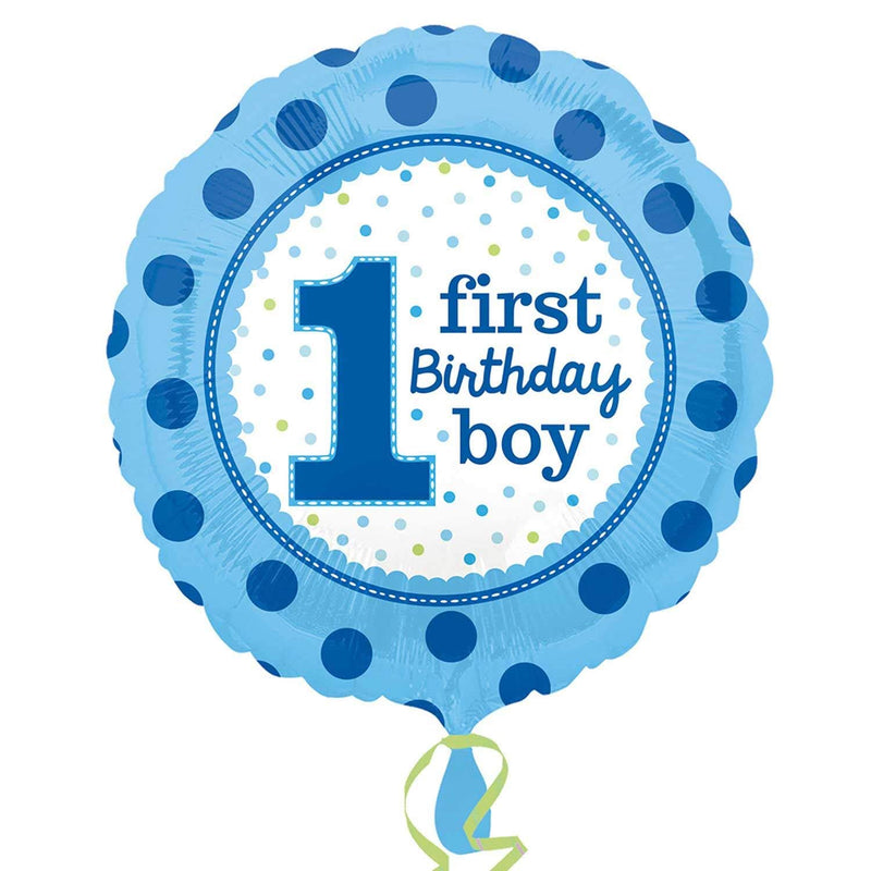 1ST BDAY BOY FOIL BALLOON