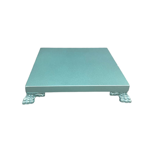 Green chrome SQUARE TRAY - 20x20x4-1