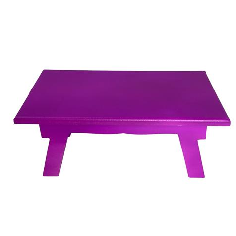 NEON PURPLE TABLE BENCH HIGH - 25x14x11-1