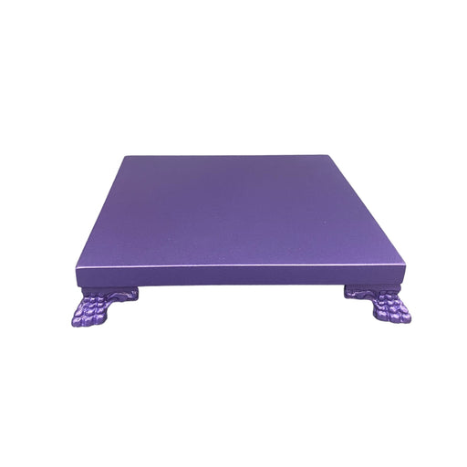 Purple chrome SQUARE TRAY - 20x20x4-1