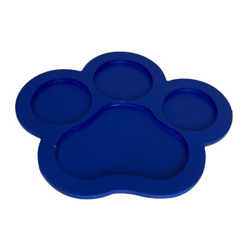 BLUE PAW TRAY ENGRAVED - 25x23x1-1