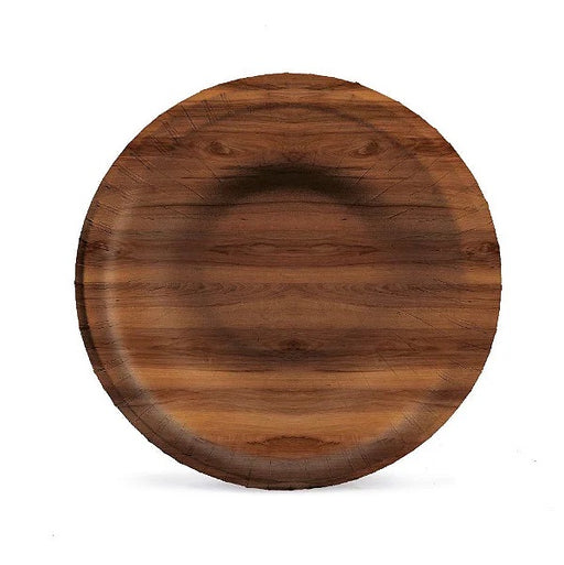 CRACKERS PAPER BOWLS - WALNUT WOOD PRINT