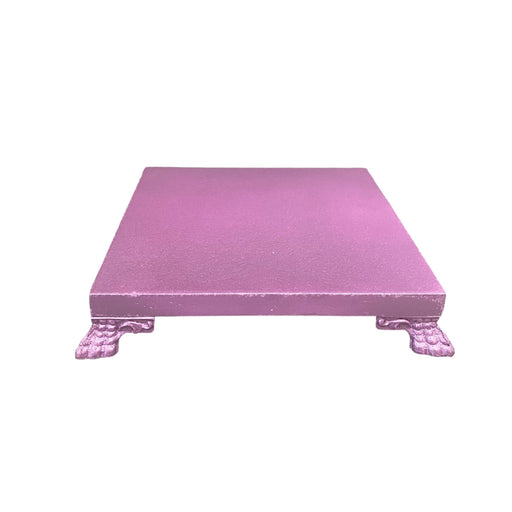 Fuchsia chrome SQUARE TRAY - 20x20x4-1