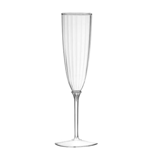CHAMPAIN Flute Crystal CLEAR Cups - 8pcs