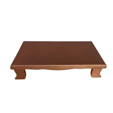 COPPER TRAY COLONIAL FOOT -RECTANGULER- 20x14x5-1