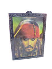 3D HALLOWEEN BIG FRAME JACK SPARROW / PIRATE SKULL