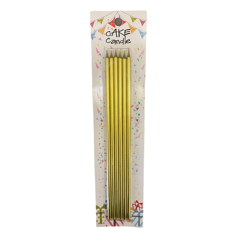 GOLD EXTRA LONG CANDLES