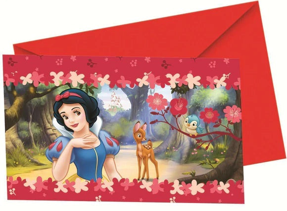 SNOW WHITE INVITATION CARDS