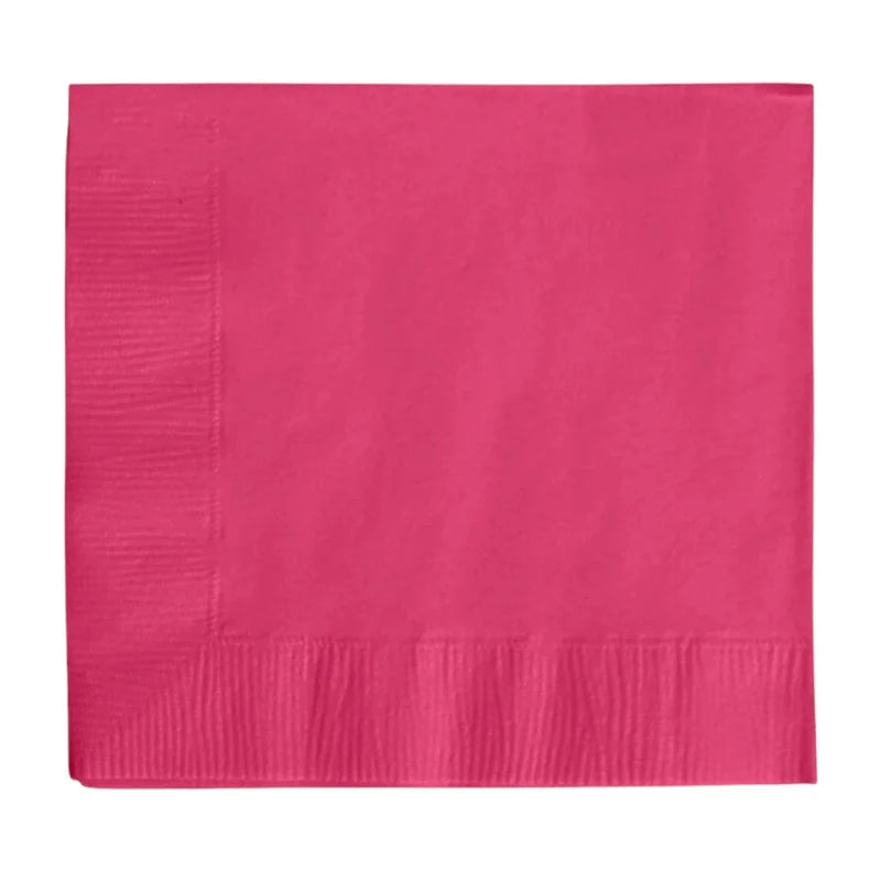 Fuchsia Napkins- 20 Pcs - 33 Cm X 33 Cm