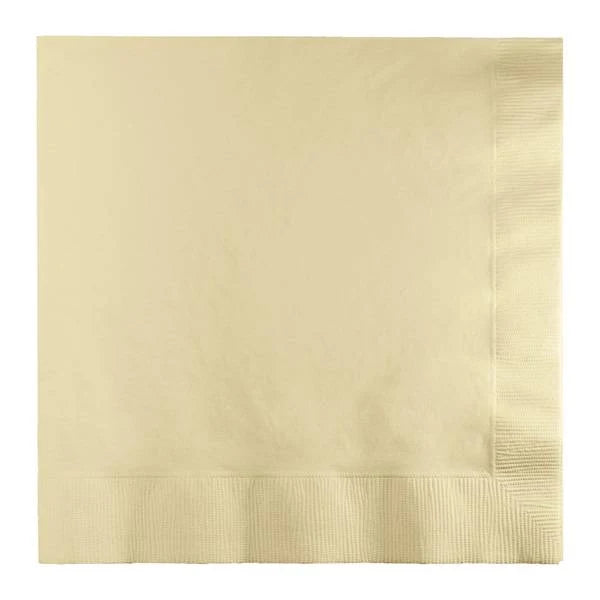 Ivory Napkins - 20 Pcs - 33X33 Cm