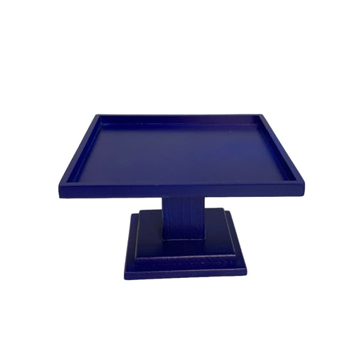DARK BLUE TRAY DELICATY SQUARE - 20x20x12-1